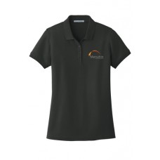 The Menuhin Foundation LADIES Short Sleeve Polo - Black - YOUTH ORCHESTRA