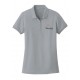 The Menuhin Foundation LADIES Short Sleeve Polo - Gusty Grey