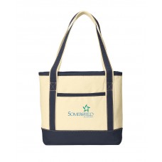 Somersfield Academy Port Authority Cotton Canvas Boat Tote