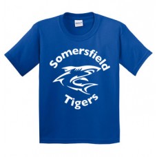 Somersfield TIGERS - BLUE HOUSE Cotton Short Sleeve Youth T-Shirt