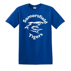 Somersfield TIGERS - BLUE HOUSE Cotton Short Sleeve Adult T-Shirt